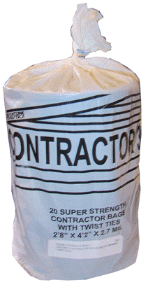 CONTRACTOR TRASH BAGS - SUPER STRENTH!